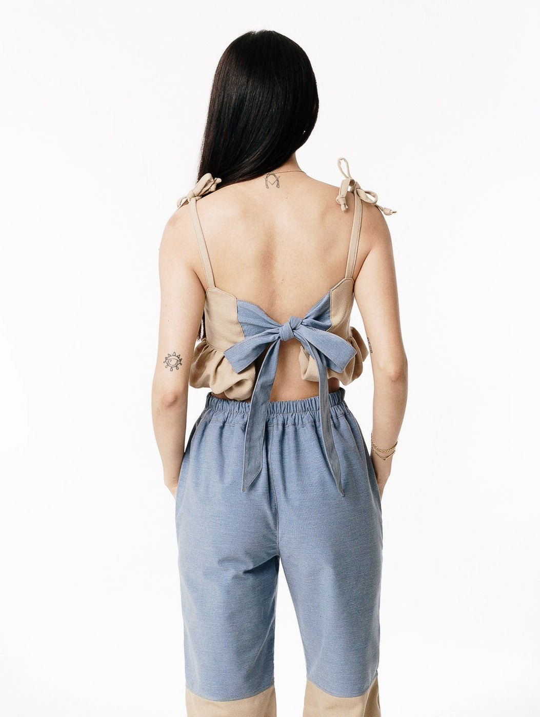 CELESTE TOP IN DENIM - CORTO //